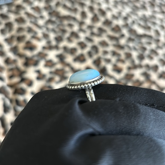 Sterling Silver MOONSTONE Ring 925 Vintage Handmade Rainbow Moonstone 6 Jewelry - Picture 11 of 15